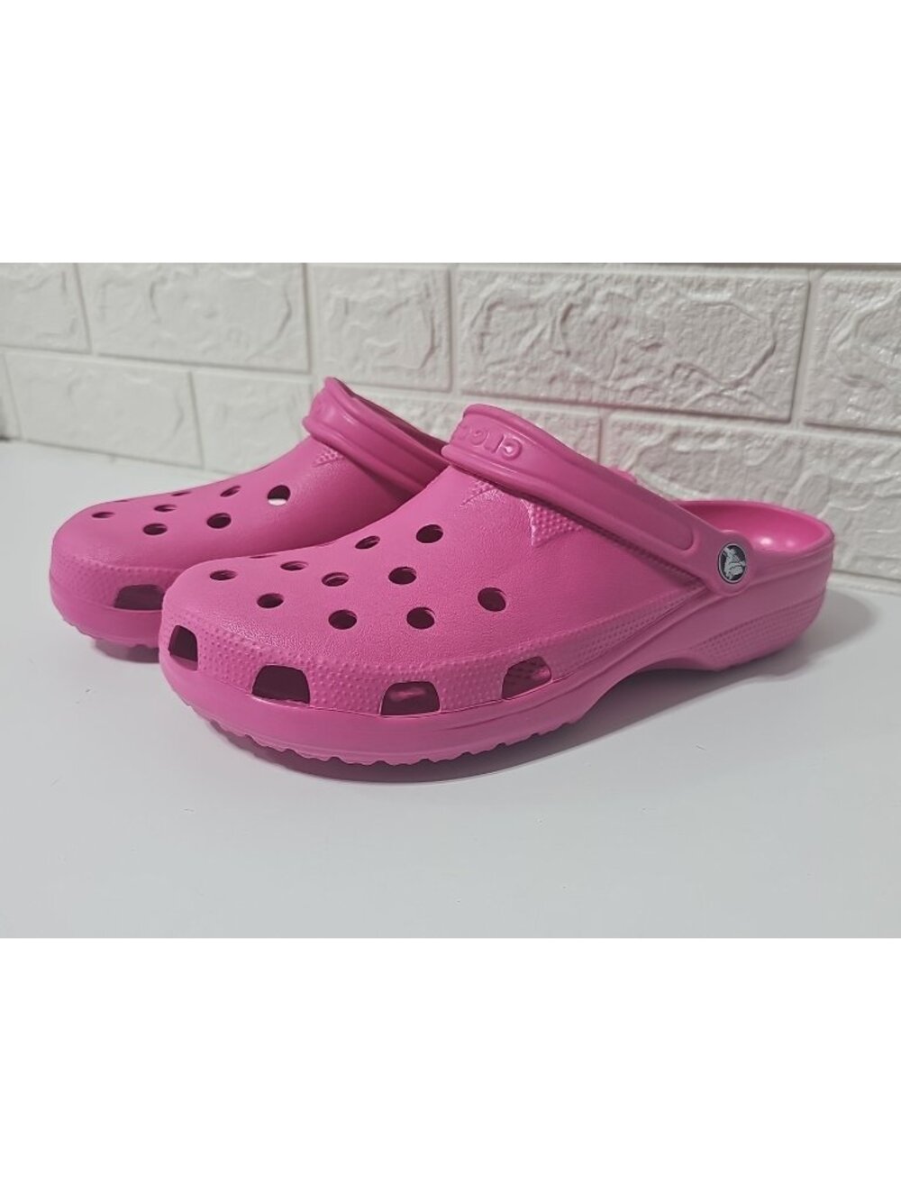 VTG Pink Crocs Comfort Unisex Shoes XXL Men 12-13 Made in Canada